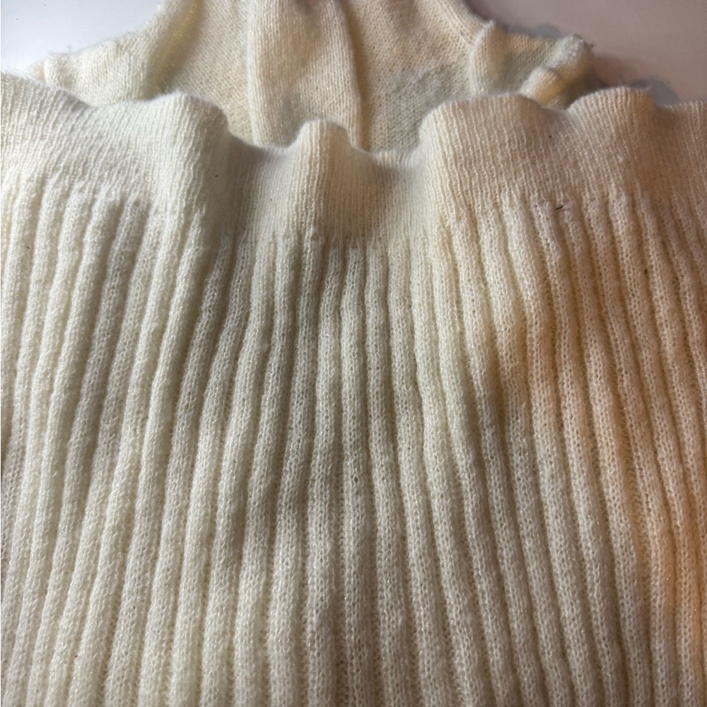 Cozy Cream Ribbed Sweater
